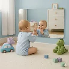 Espelho Montessoriano Criança Seguro Quarto Sala Decorativo diversos tamanhos escolha o modelo