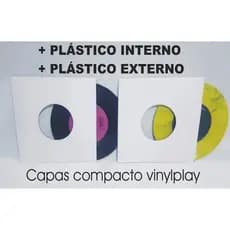 GNA NOSTALGIA / 34 CAPAS PARA COMPACTO + GRÁTIS 34 PLÁSTICOS INTERNOS + GRATIS  34 PLASTICOS EXTERNOS SACOS