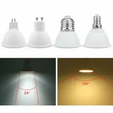 Holofote De Claro Led E27 E14 Mr16 Gu10 6w Ac220V