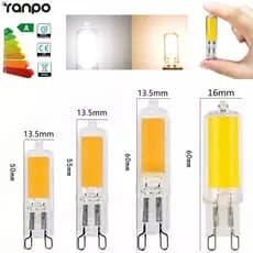 Mini Lâmpadas LED G9 COB AC 220V 7W 12W 15W Vidro Substituído 70W Halógenas Para Decoração De Casa