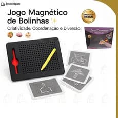 Prancheta Lousa Magnética Brinquedo Educativo Infantil Estimula Coordenação Motora
