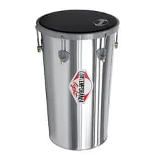 Rebolo Cônico 12"x50 Contemporânea Light Em Alumínio Pele Napa