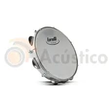 Pandeiro Torelli 10 Polegadas Pele Nylon Branco Aro Aço Inox