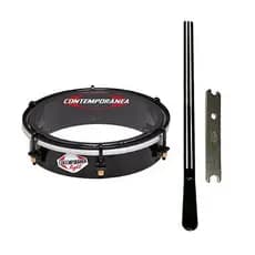 Tamborim Contemporânea Light Pele Cristal Com Baqueta 207LT