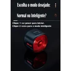 Lanterna Traseira Led Smart Inteligente Com Luz Freio Auto Giyo Gl09S ^VERSAO SMART^