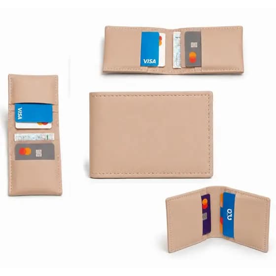 Kit 1000 Carteiras Porta Cartões Para Revenda Slim CNH Cartões Compacta Brindes