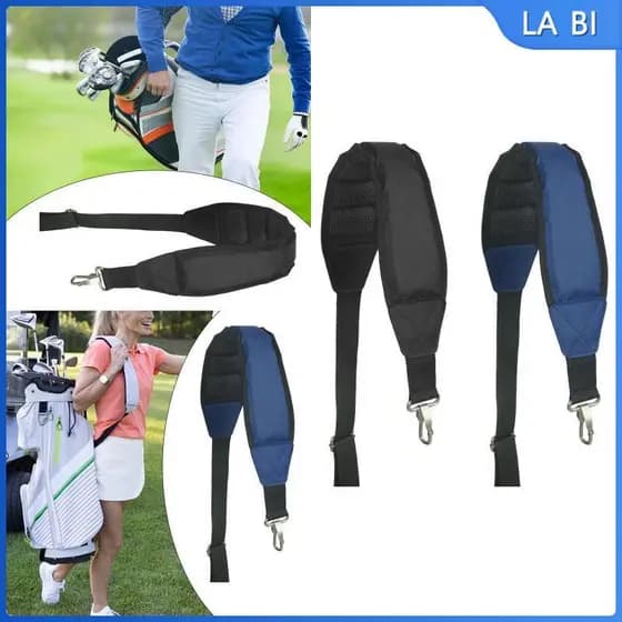 [Wishshopeehhh] Alça Para Saco De Golfe Acolchoada Suprimentos Confortáveis Acessórios Versáteis Antiderrapantes