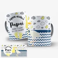 Caneca Revelação Papai prepare o colinho