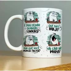 CANECA FRASES PROFESSOR