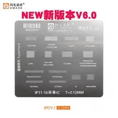 Amaoe IPDY-1 Nova Reballing Stencil Modelo Para IPhone 11/IP12/IP13/IP14/IP15/IP16 Tela LCD IC Ferramentas De Reparo
