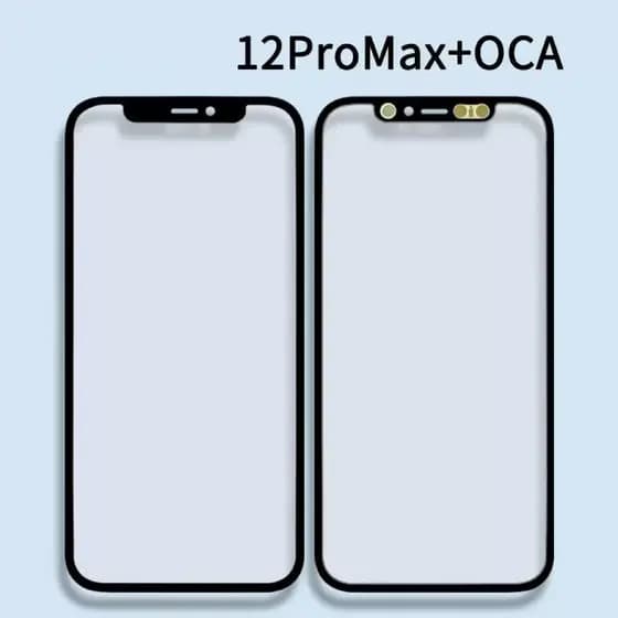 Vidro Tela Sem Touch De iPhone12/12Pro/12Pro Max e Aro(Vidro+OCA)