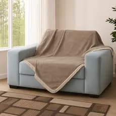 Manta Xale Para Sofá Sala Decorativo 1,50m Suede C/ Franja