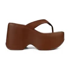 Sandália Feminina Plataforma Chinelo Alto 11CM Confortável Macio Premium KALLYS 3656