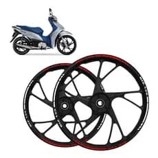 Kit Adesivo Premium Friso De Roda Biz 125