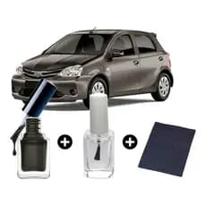Tinta Tira Risco Automotiva Toyota Cosmopolita Etios Cinza