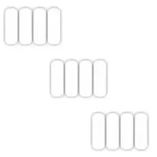 3 Kit Adesivo Refletivo Para Capacete Moto Carro E Bicicleta - Branco