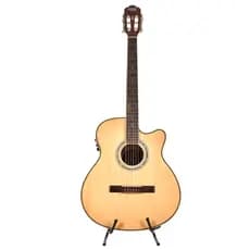 Violao Land Eletrico Nylon Natural Lw-n-40e Na