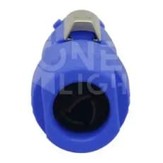 Kit 2 Conector Powercon Macho Azul