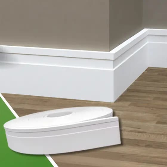 Rodapé Moldura Autocolante Flexível EVA 7cm RP16 | Envios FULL