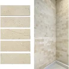 52 Tijolinhos 3D Revestimento Adesivo Pedra Flexível 1m² - Bricks Decorativo Autocolante Para Parede