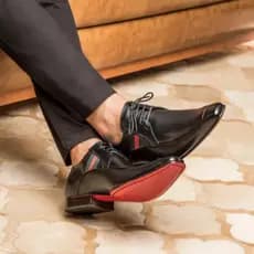 Sapato Social Masculino Estilo Italiano Couro Clássico Moderno Tendência Bigioni