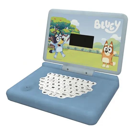Laptop Minigame Notebook Infantil Bilíngue Bluey Colorido