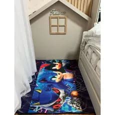 Tapete Quarto Infantil Criança Decorativo Personagem Sonic Shadow Unissex