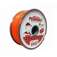 Linha Nylon Para Pedreiro Mazzaferro Laranja 0,80Mm 1.000 Mt