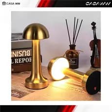 Abajur Cogumelo Abajur Touch Luminária De Mesa Mini Re4staurante Bar Escritório Cabeceira