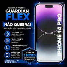 Película de Proteção Premium Guardian Flex Para iPhone 14 Pro Tela 6.1