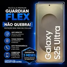 Película de Proteção Premium Guardian Flex Para Samsung Galaxy S25 Ultra