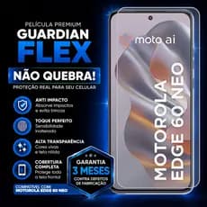 Película de Proteção Invisivel Premium Resistente Guardian Flex Para Motorola Moto Edge 60 Neo