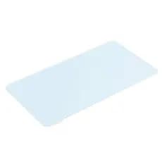 Mouse Pad Grande Couro Azul Bebê Feltro Costurado Básico