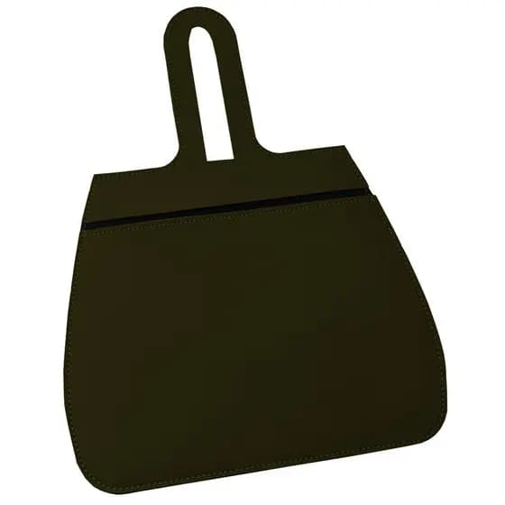 Porta Lixo Verde Musgo Lixeira Para Carro Couro Sintético