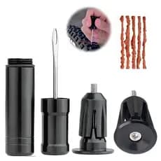 Kit Ferramenta Reparo Macarrão Pneu Tubeless Bike Bicicleta C/ Plugs Guidão