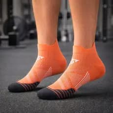 Meia Esportiva de Poliamida Cano Curto para Corrida Ciclismo Crossfit Academia Confortável