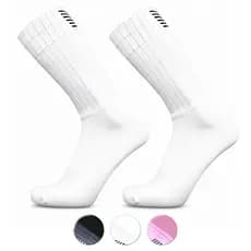 Meia Ciclismo Ciclista Masculina Feminina Aero AntiSlip Corrida Fit Academia Esportiva