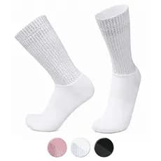 Meia de Ciclismo Bike Feminina  Masculina Cano Longo AntiSlip de Silicone Aero Respirável