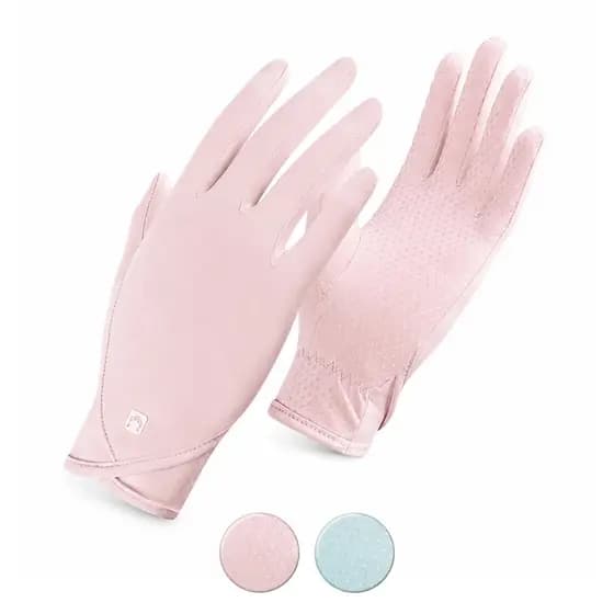 Luvas De Proteção Solar Para Moto Motoqueiro Dirigir Luva Respirável Uv 50+