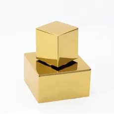Acabamento Para registro Quadrado 1.1/2 Dourado Estria Deca