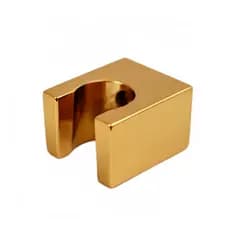 Suporte Em Metal Para Ducha Higiênica Ou Chuveiro Dourado Samer