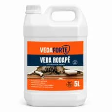 Veda Rodapé Bloqueador de Umidade 5L Impermeabilizante Contra Mofo Parede Alvenaria