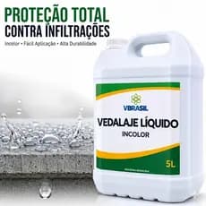 Impermeabilizante Líquido Incolor Infiltração Para Laje Parede Telhado Piso Veda Laje