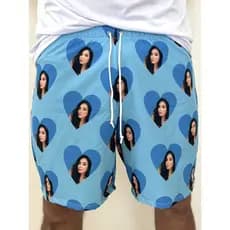 Short Personalizado Com Foto Masculino