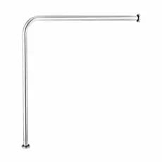 Barra de  Apoio em L  60x60cm Para Vaso Sanitário Corrimão PNE
