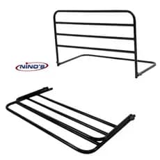 Mini Grade Para Cama Simples -100% Aço - 68x41 Preta Ninos