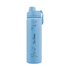 Garrafa Térmica Fresh Personalizada Com Alça Fine Lines Two Cats and Butterflies Com Nome