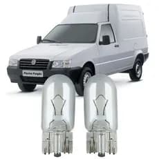 Par Lâmpadas Pingo Original Esmagada T10 12v 5w 2825 Fiorina Antiga Faroleta Teto Placa Lanterna