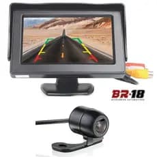 Kit Tela / Monitor Veicular Lcd 4.3'' Dvd + Câmera de ré Borboleta