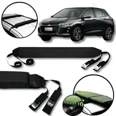 Rack Teto Prancha Surf Carro Com Cinta Chevrolet Onix
